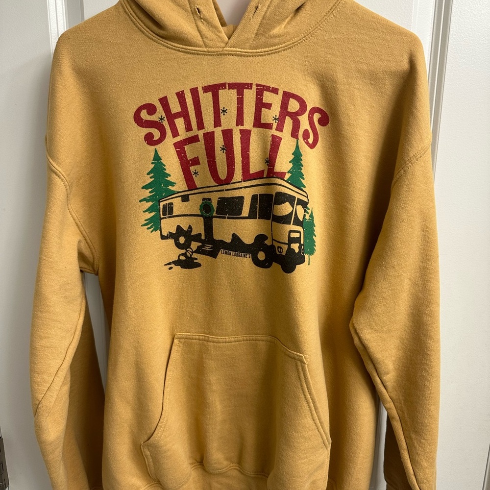 Shitters full Christmas vacation sweatshirt.